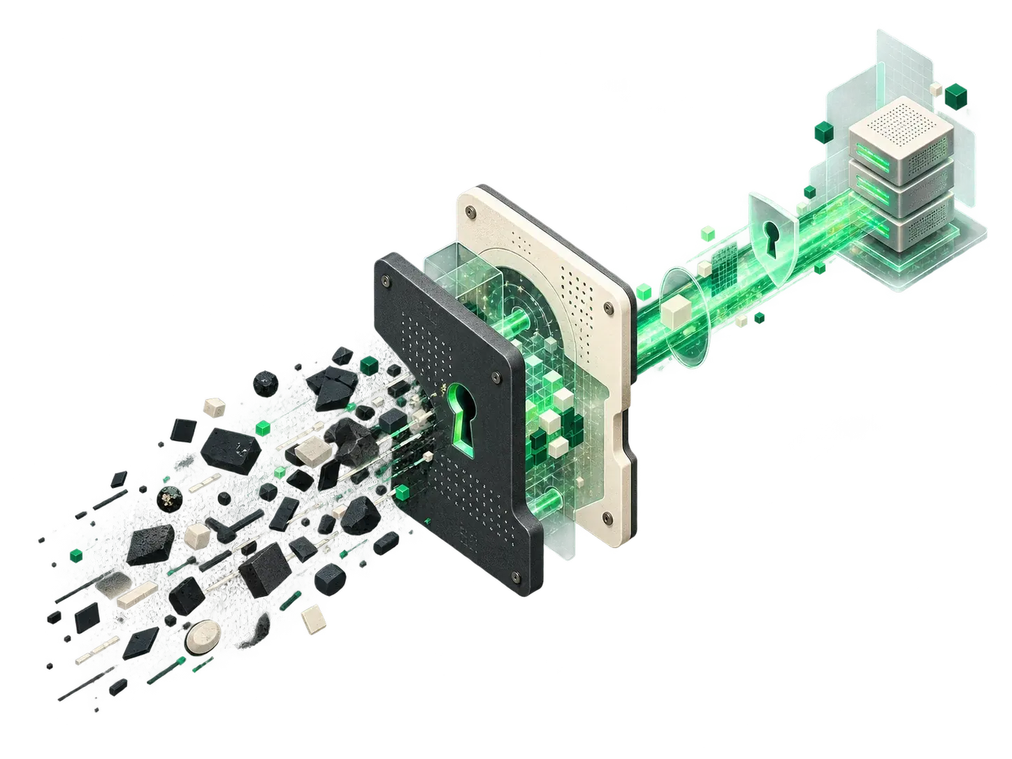 Sync Bridge processes FTP and FTPS files and sends them through a secure SFTP connection.